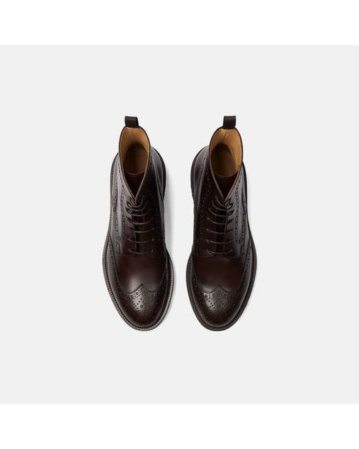 Scarosso Black Thomas Dark Brown Boots for men