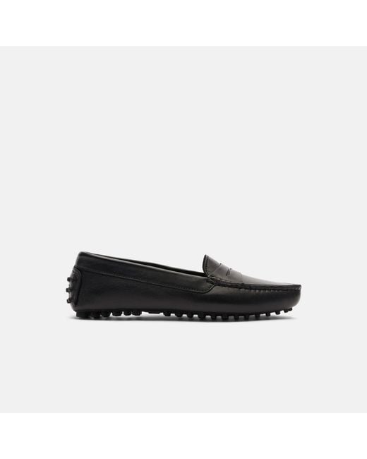 Scarosso Ashley Black Driving Shoes