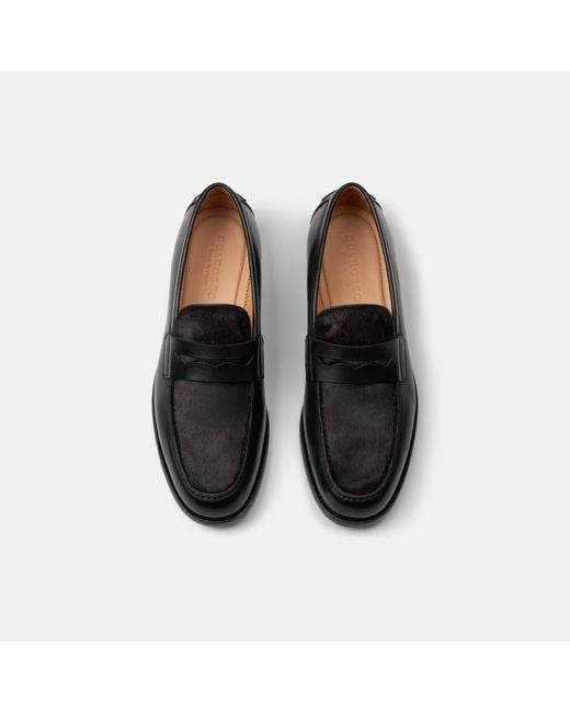 Scarosso Black Aaron Pony for men