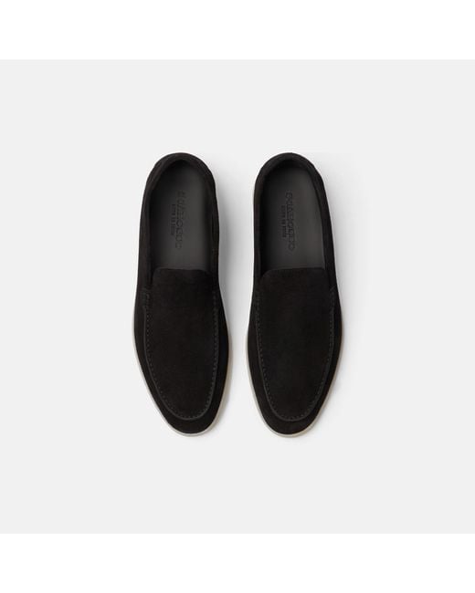 Scarosso Ludovico Black Suede Edit Loafers for men