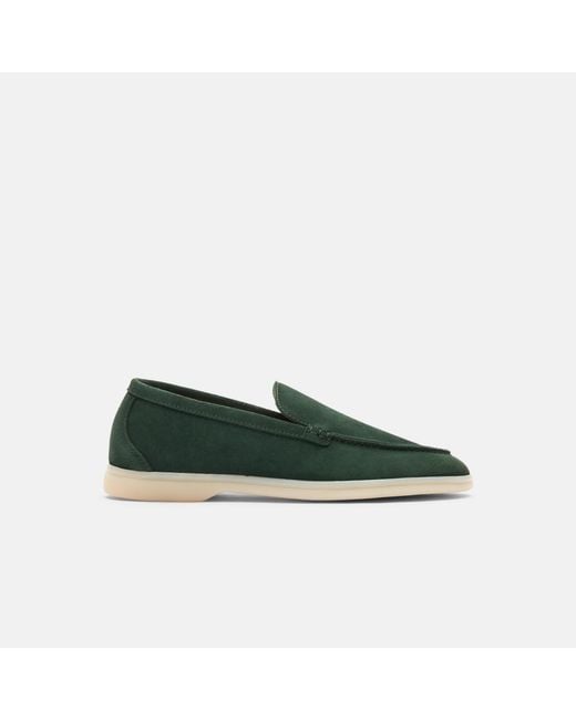 Scarosso Multicolor Ludovica Verde Scamosciata Loafers