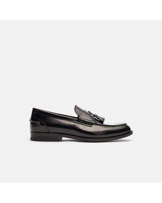 Scarosso Ralph Black Bright Loafers for men