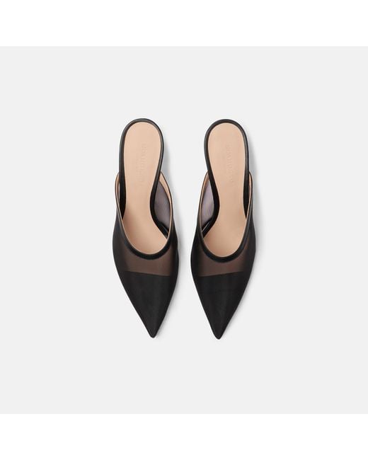 Scarosso Laura Black Mesh Heels