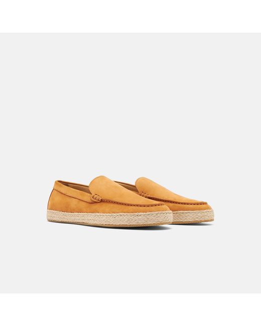 Scarosso Orange Lino Tan Nubuck for men