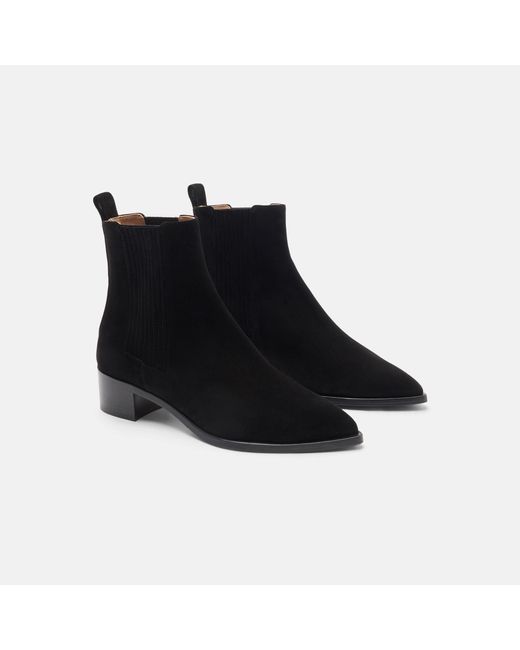 Scarosso Black Olivia Nera Scamosciata Chelsea Boots