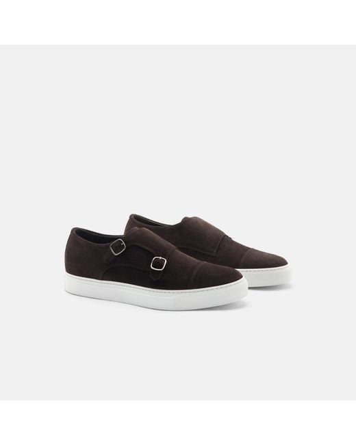 Scarosso Black Fabio Moro Scamosciato Sneakers for men