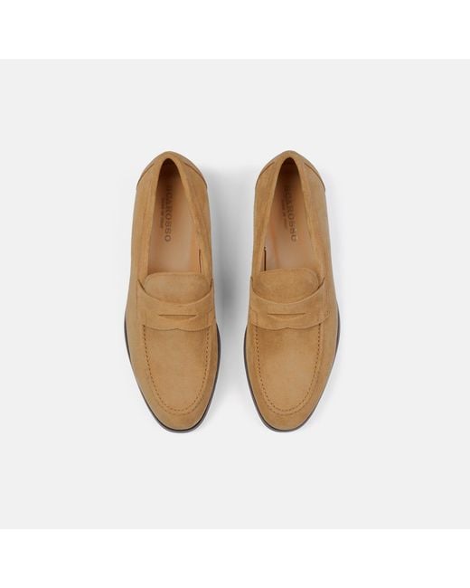 Scarosso White Renato Tan Suede for men