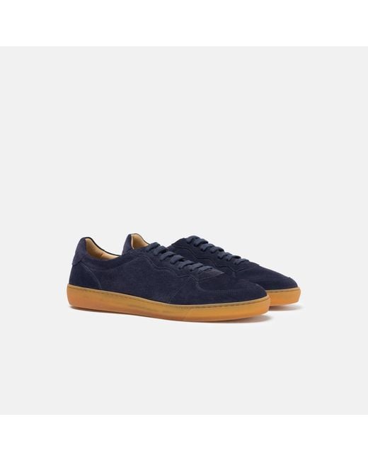 Scarosso Blue Aureliano Suede for men