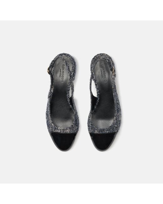 Scarosso Blue Coco Blau Tweed