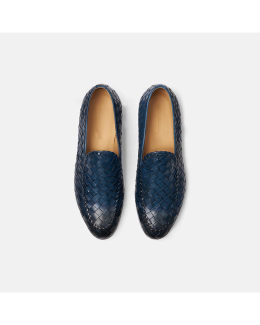 Scarosso Blue Vittorio Blu Loafers for men