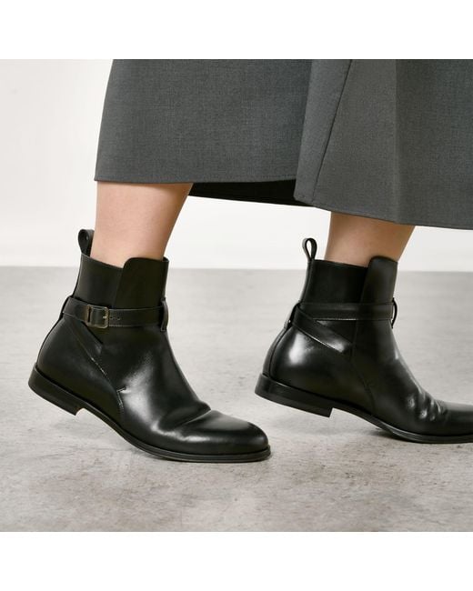 Scarosso Black Lara Nera Jodhpur Boots