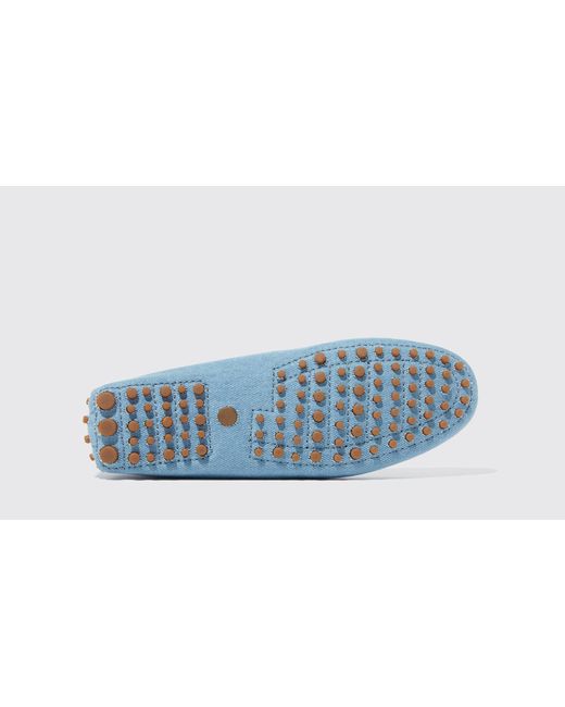Scarosso Ashley Light Blue Denim Loafers & Flats