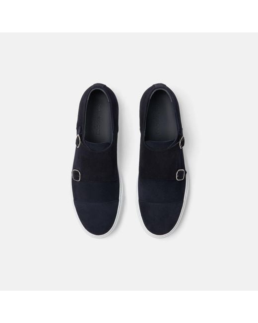 Scarosso Blue Fabio Blu Scamosciato Sneakers for men