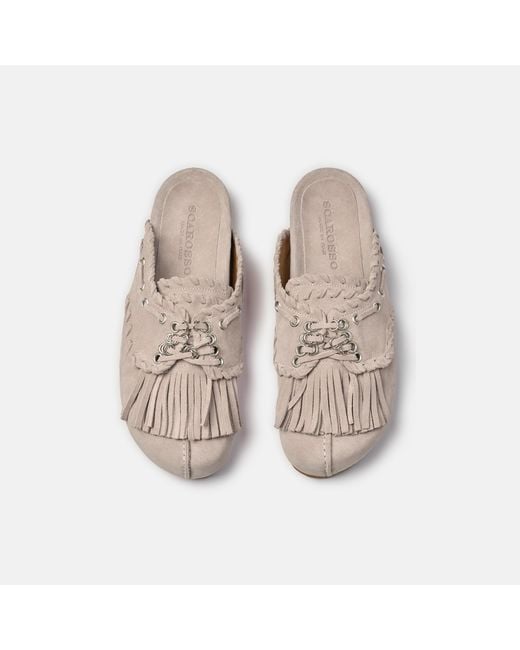 Flora Light Sand Suede Scarosso en coloris Multicolor