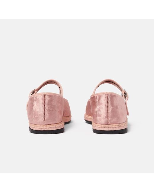 Scarosso Pink Petra Antique Velvet
