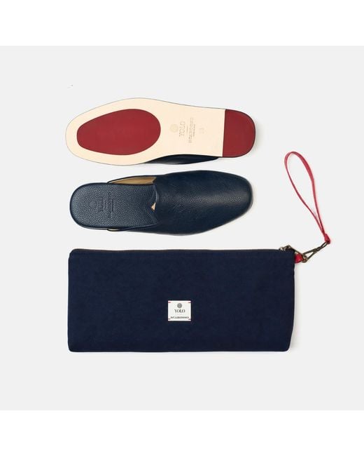 Scarosso Blue Atlas Travel Slipper