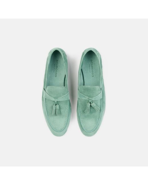 Scarosso Green Luisa Jade Suede