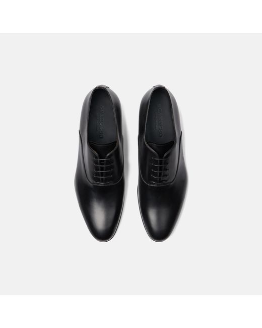 Scarosso Black Ballo Oxfords for men