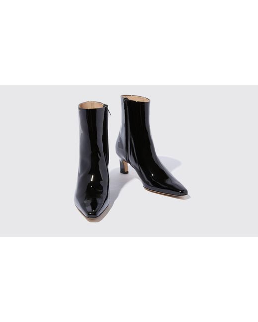 Scarosso Kitty Black Patent Boots