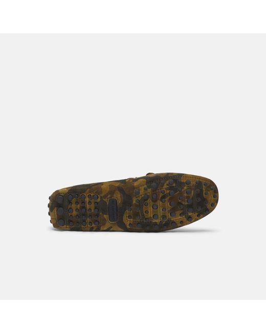 James Camo Suede di Scarosso in Green da Uomo