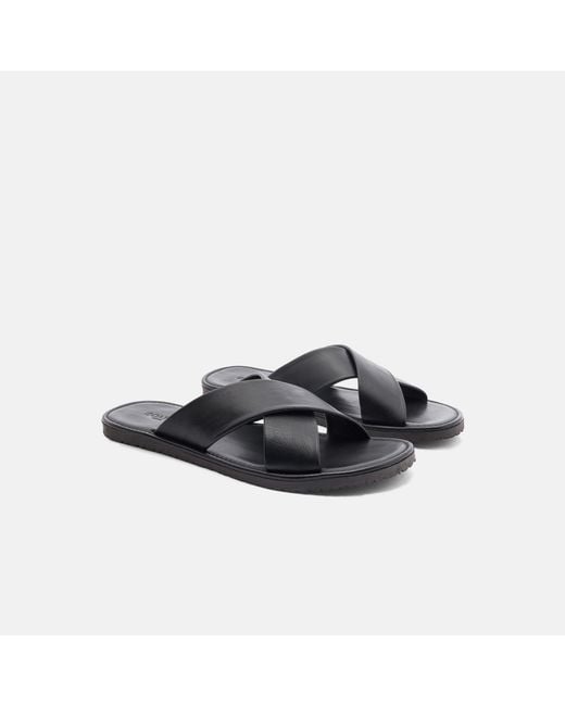 Scarosso Black Adriano Nero Sandals for men