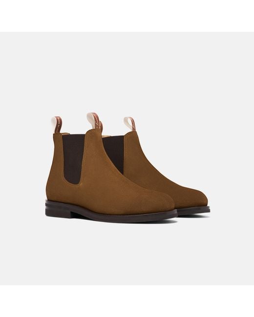 Scarosso Brown Edgar Suede for men