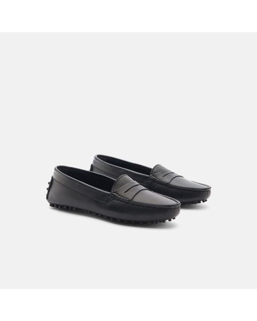 Scarosso Ashley Black Driving Shoes