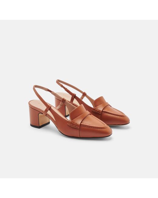 Scarosso Black Bianca Cognac Heels
