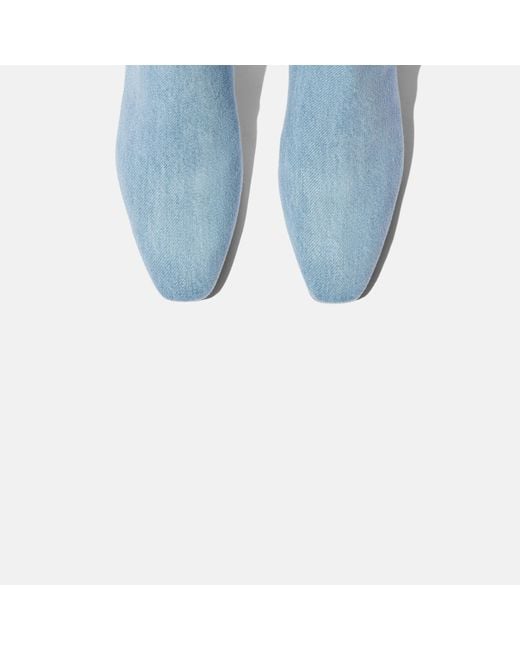 Scarosso Ambra Light Blue Denim Boots