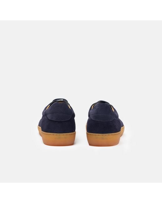 Scarosso Blue Aureliano Suede for men