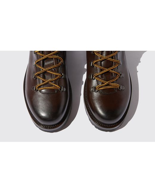 Scarosso Boots Edmund Brown Calf Leather for men