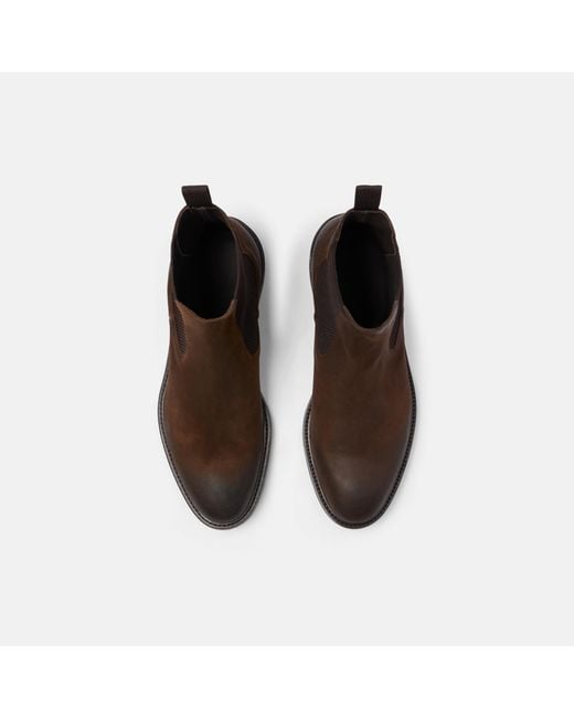 Scarosso Hunter Brown Chelsea Boots for men