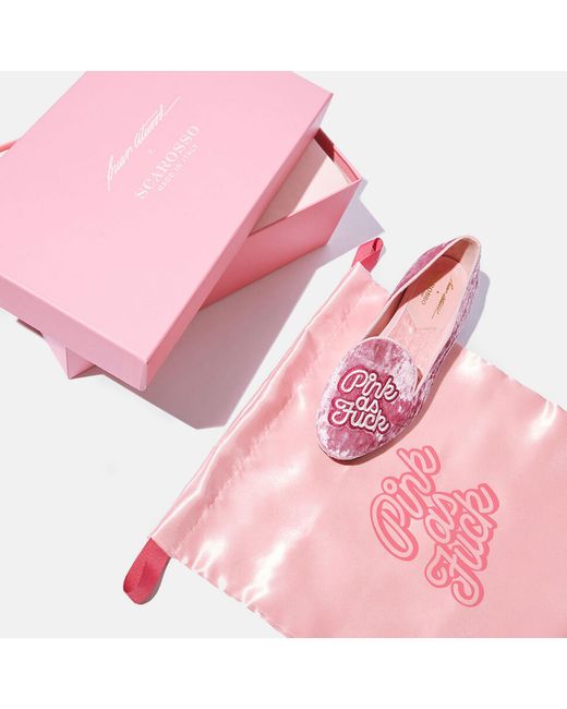 Scarosso Pink Lady Nolita Velvet