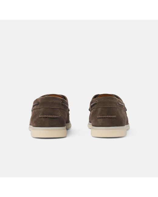 Scarosso Lio Deep Taupe Veloursleder in Brown für Herren