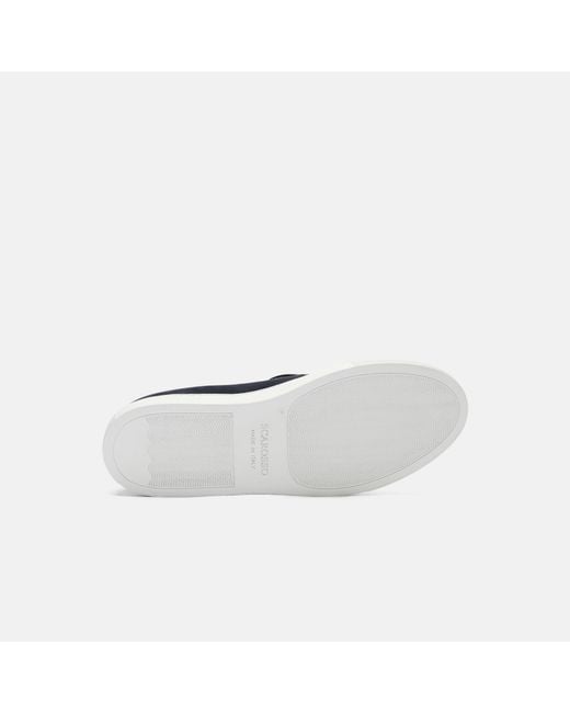 Scarosso Blue Amedeo Blu Scamosciato for men