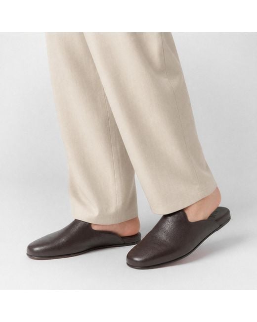 Scarosso Black Atlas Travel Slipper Dark