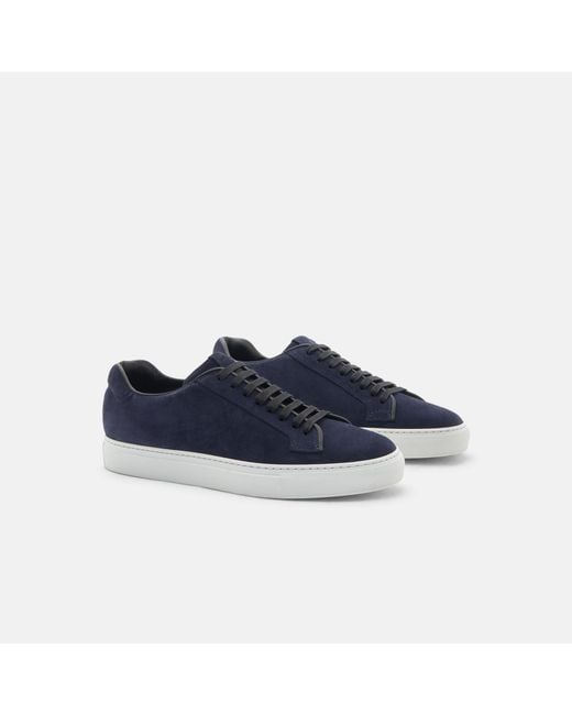 Scarosso Blue Ugo Abyss Suede for men