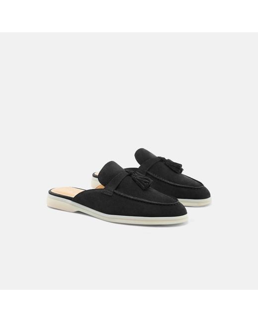 Scarosso Lucrezia Black Suede Edit Mules