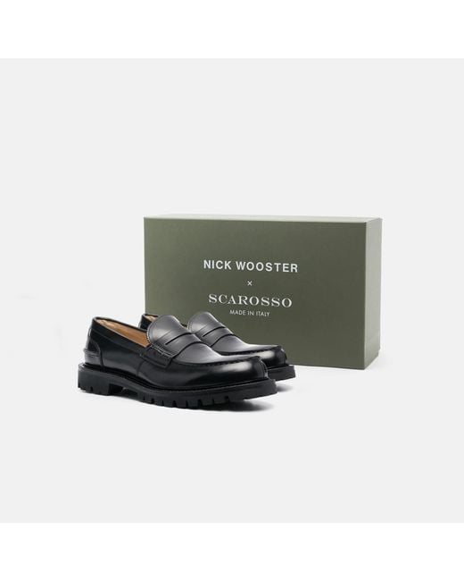 Scarosso Wooster Ii Black Loafers for men