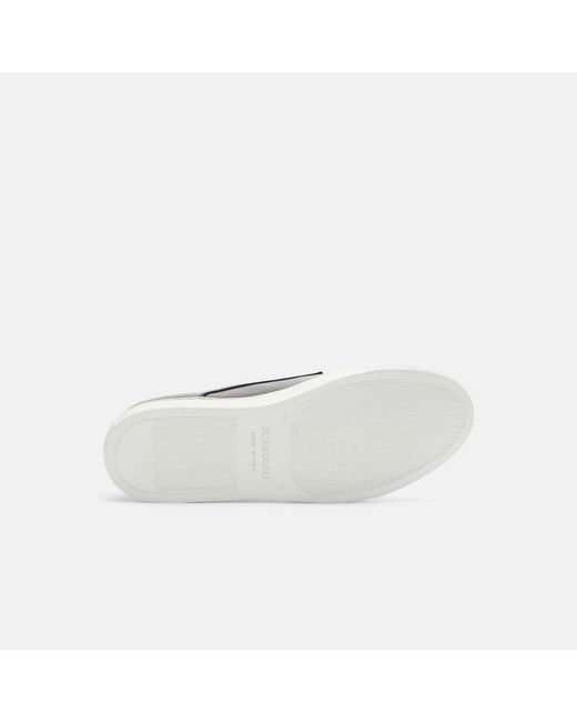Scarosso Black Sneakers Fabio Nero Calf Leather for men