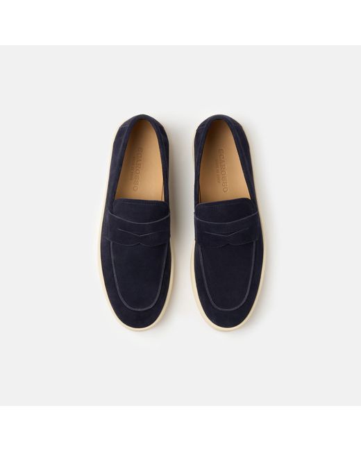Scarosso Blue Ramon Suede for men