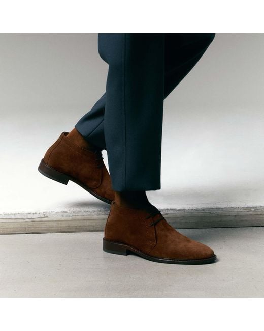 Scarosso Brown Gary Tobacco Suede Boots for men
