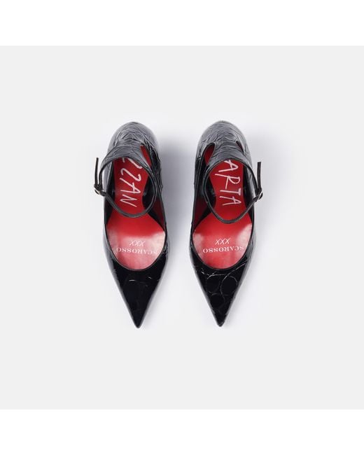 Scarosso Black Marta Iii Croco