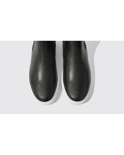 Scarosso Black Sneakers Tommaso Nero Calf Leather for men