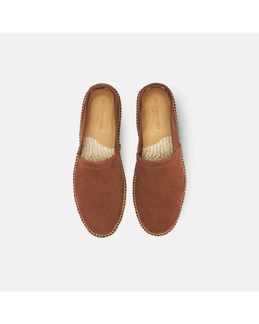 Scarosso Black Pablo Chestnut Suede Espadrilles for men