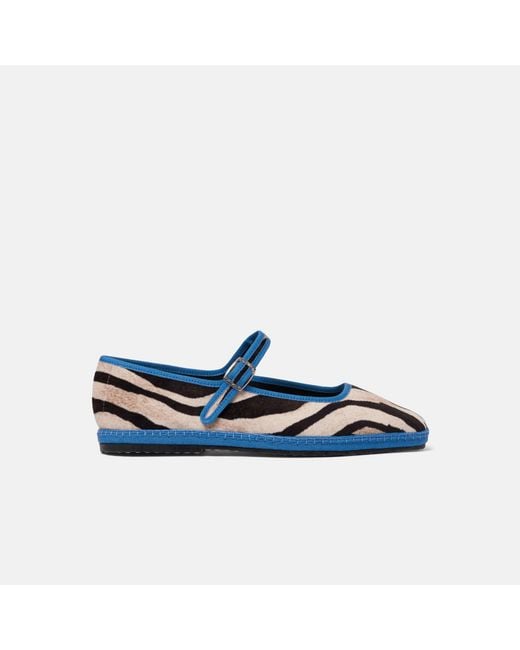 Scarosso Blue Petra Animal-Print Velvet