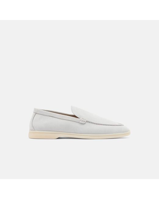 Scarosso White Ludovico Ice Suede for men