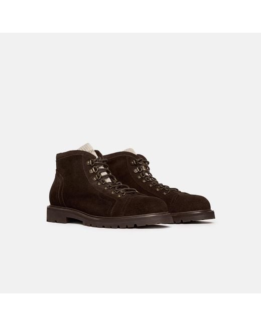 Scarosso Brown Theodore Mocha Suede for men
