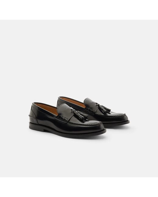 Scarosso Ralphine Black Bright Loafers