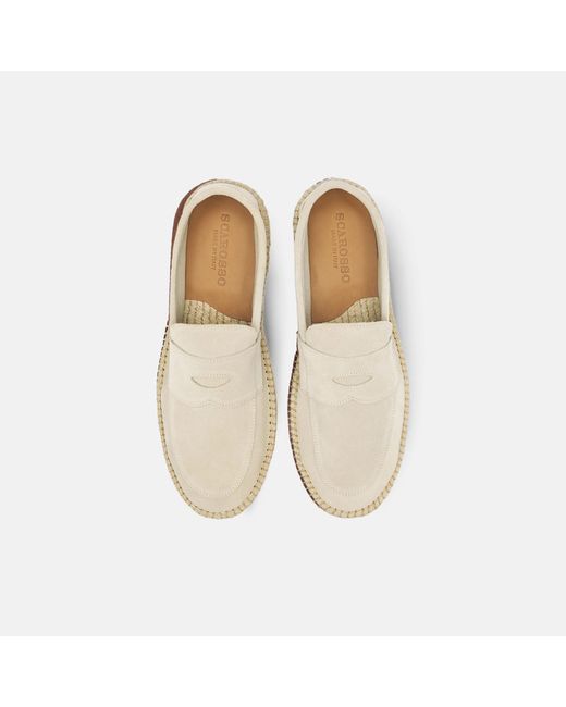 Scarosso Natural Diego Raw Suede for men